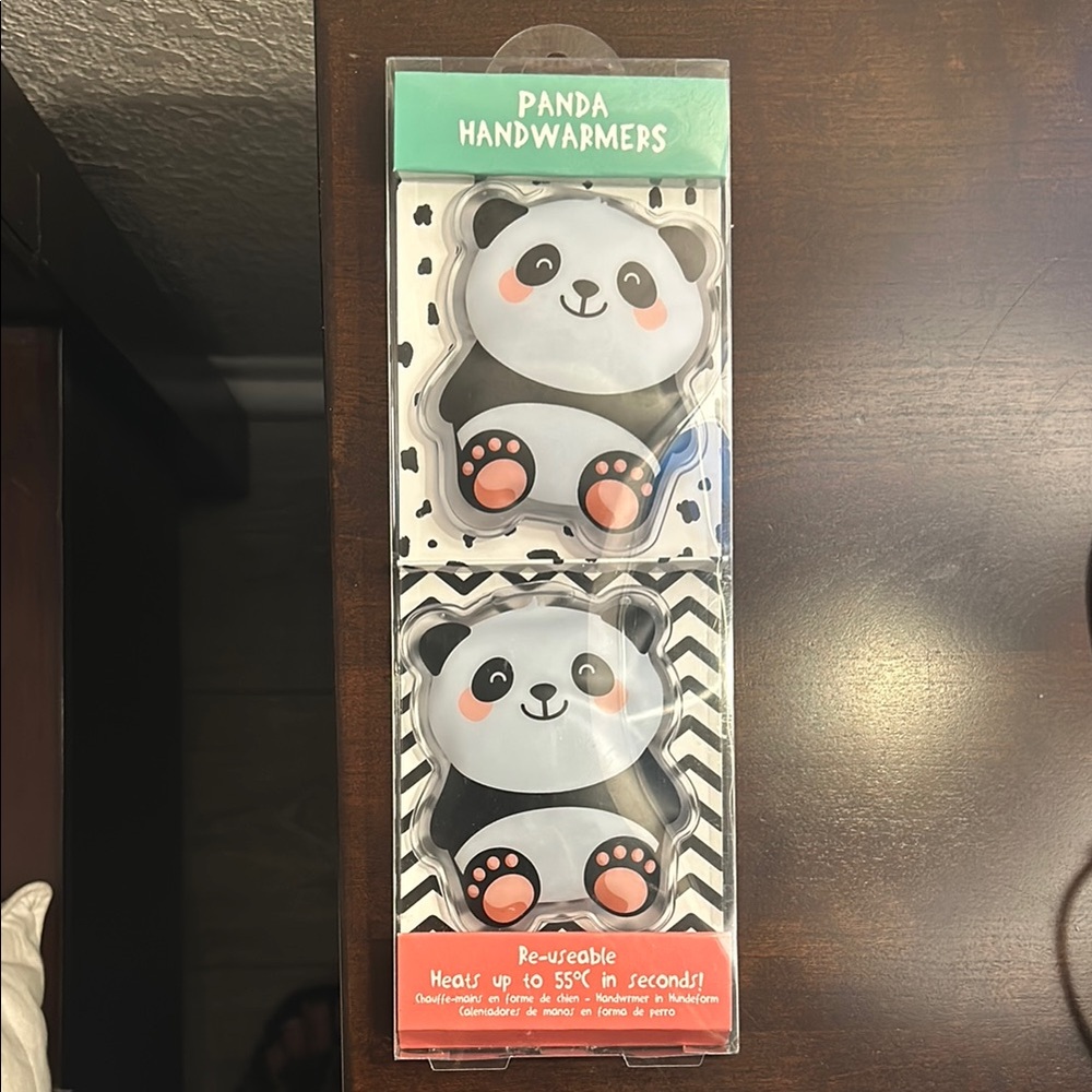 Panda Handwarmers - Black and White